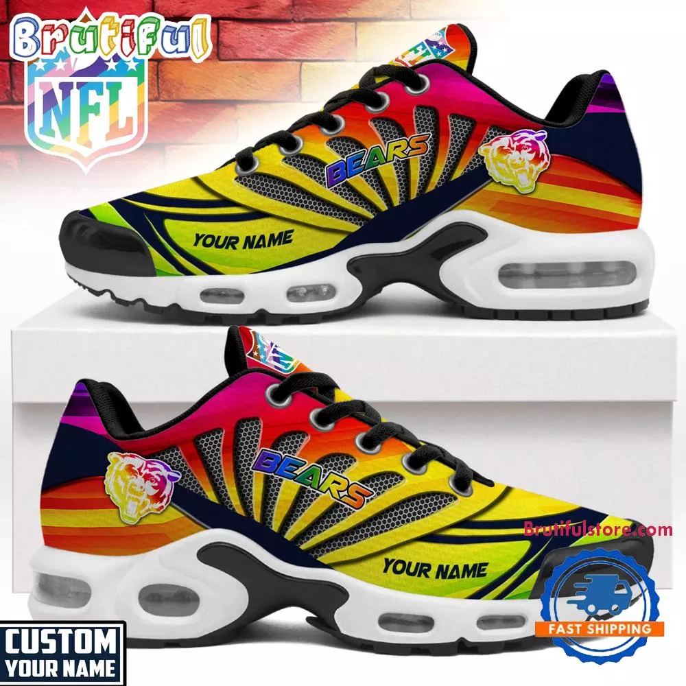 Chicago Bears NFL Pride Month Custom Air Max Plus Shoes