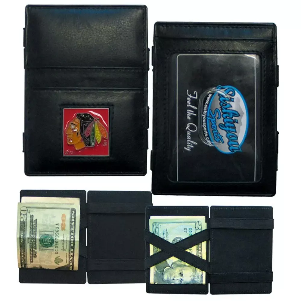 Chicago Blackhawks Leather Jacob's Ladder Wallet