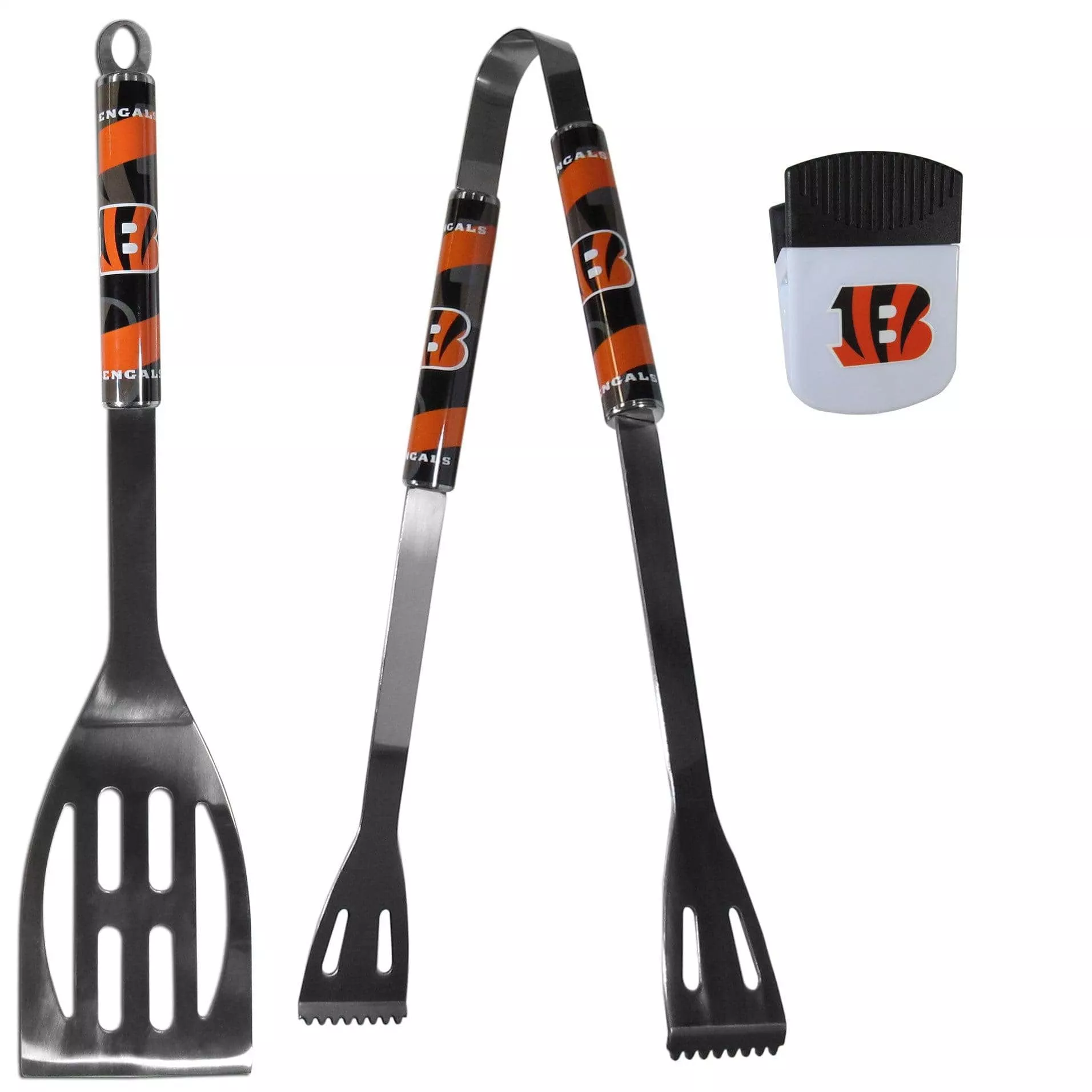 Cincinnati Bengals 2 pc BBQ Set and Chip Clip