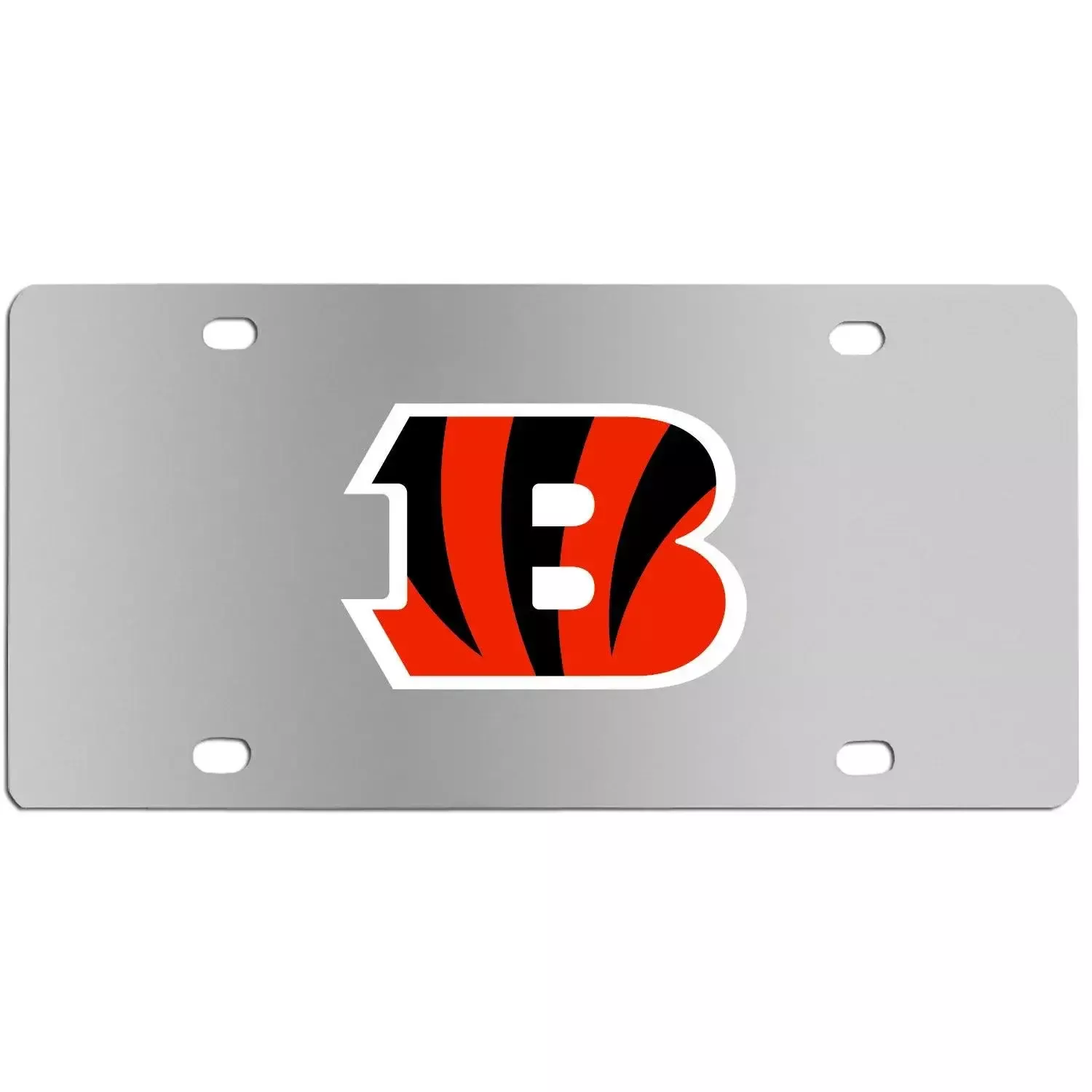 Cincinnati Bengals Steel License Plate Wall Plaque