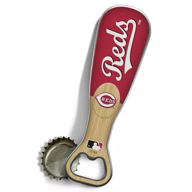 CINCINNATI REDS BASEBALL BAT BOTTLE OPENER