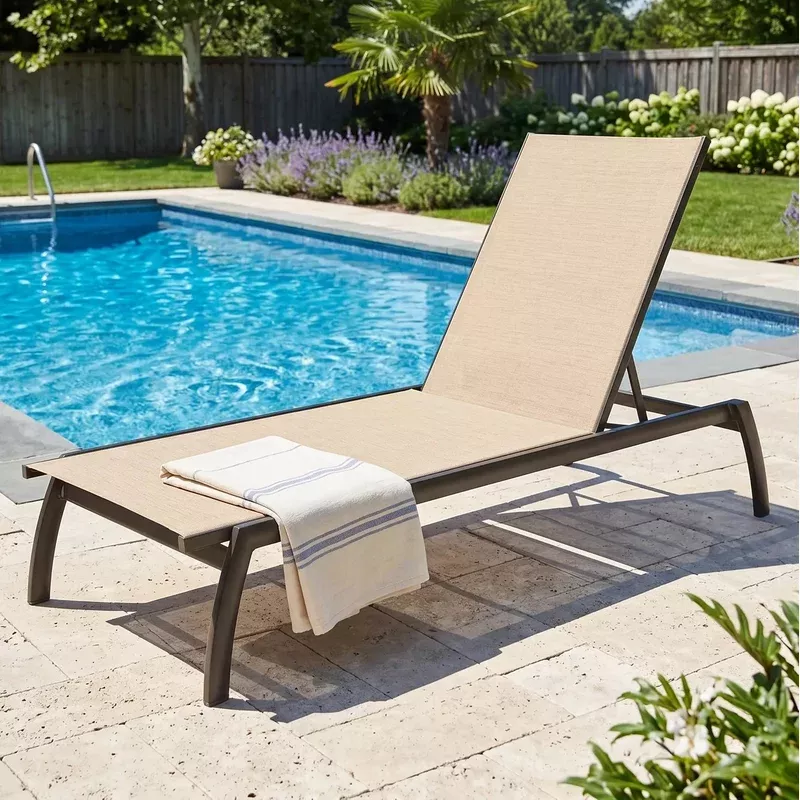 Coastline Sling Chaise Lounge – Oceanna Linen
