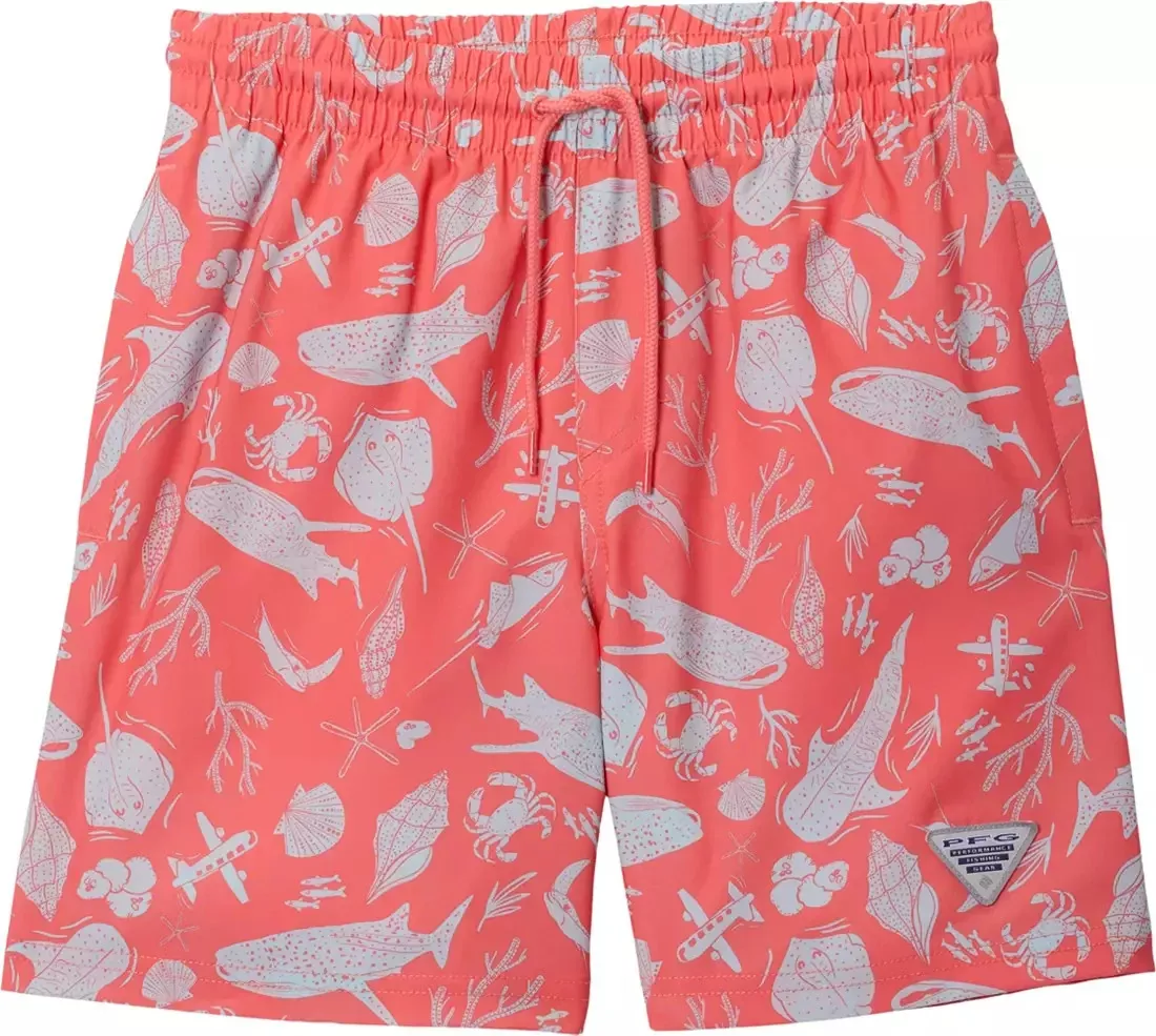 Columbia Boys' PFG Rambler Printed Water Shorts