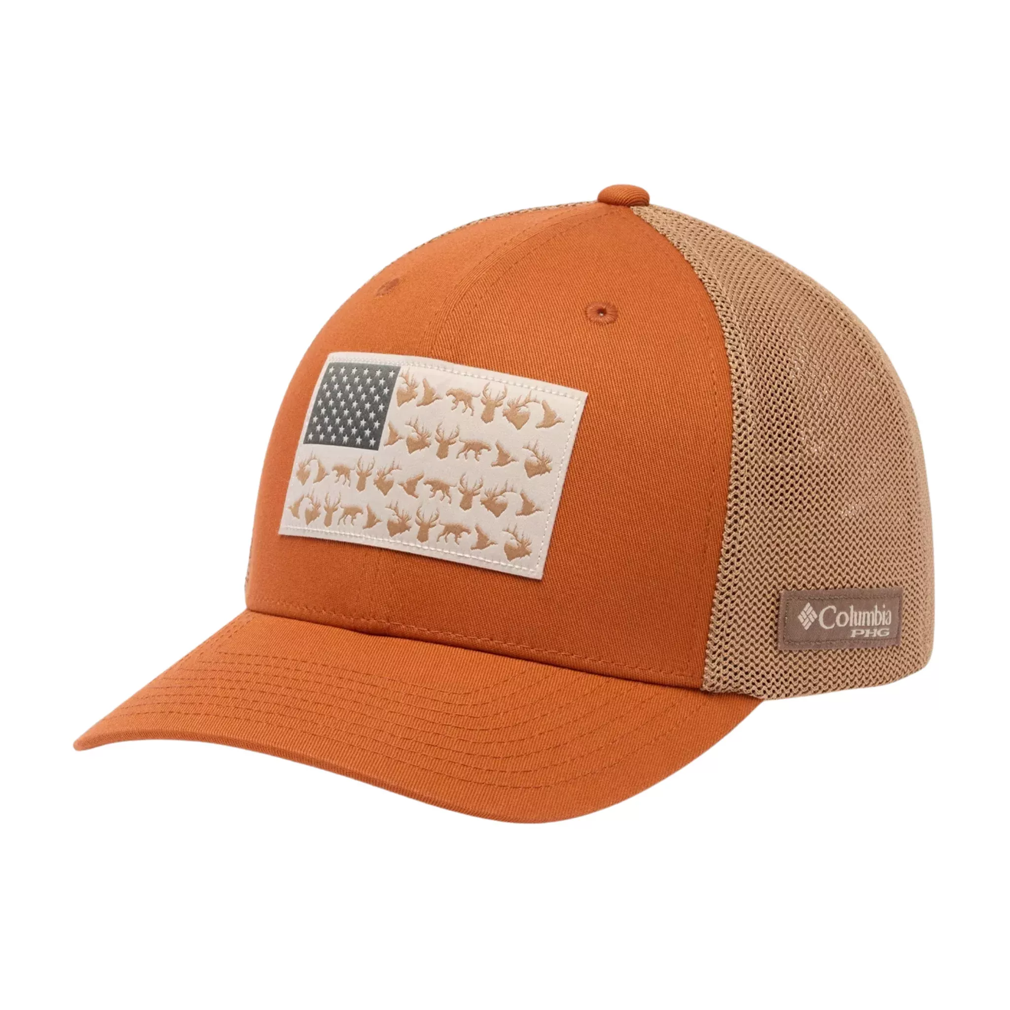 Columbia PHG Game Flag Mesh Ball Cap - Cedar Hunting