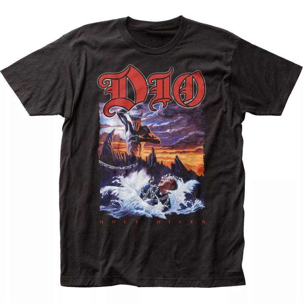 DIO Holy Diver fitted jersey tee