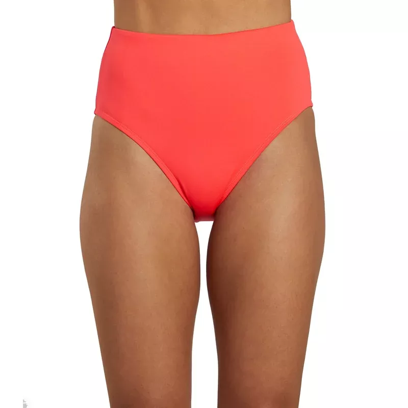 Dolfin Women’s Solid High Waist Contemporary Bikini Bottom