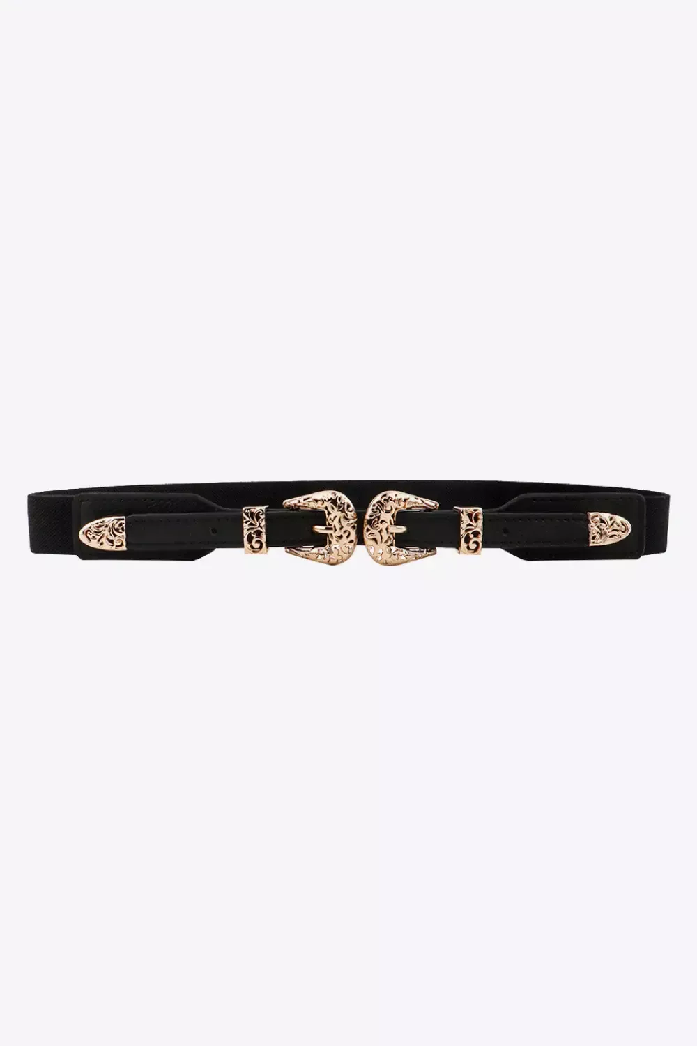 Double Buckle Elastic Belt