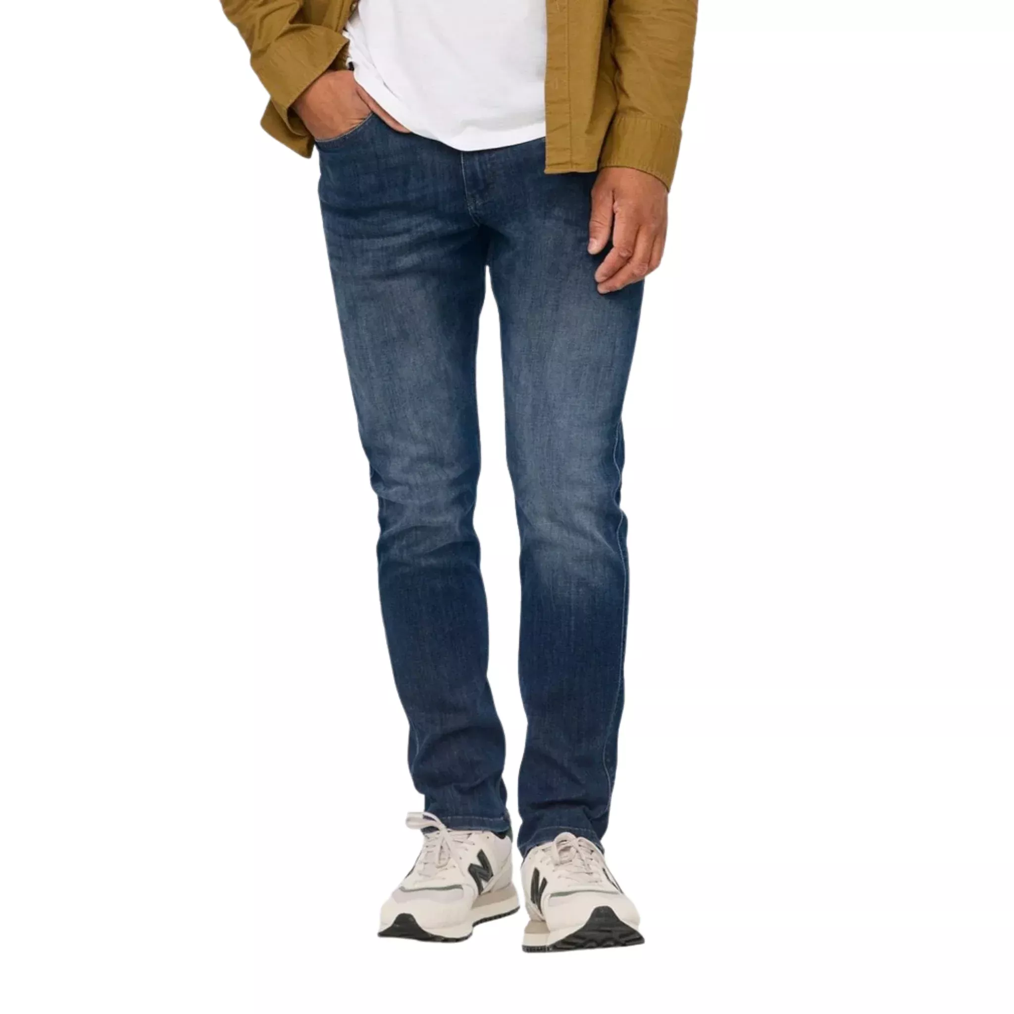 Duer Men’s Performance Denim Athletic Taper Jeans – Galactic