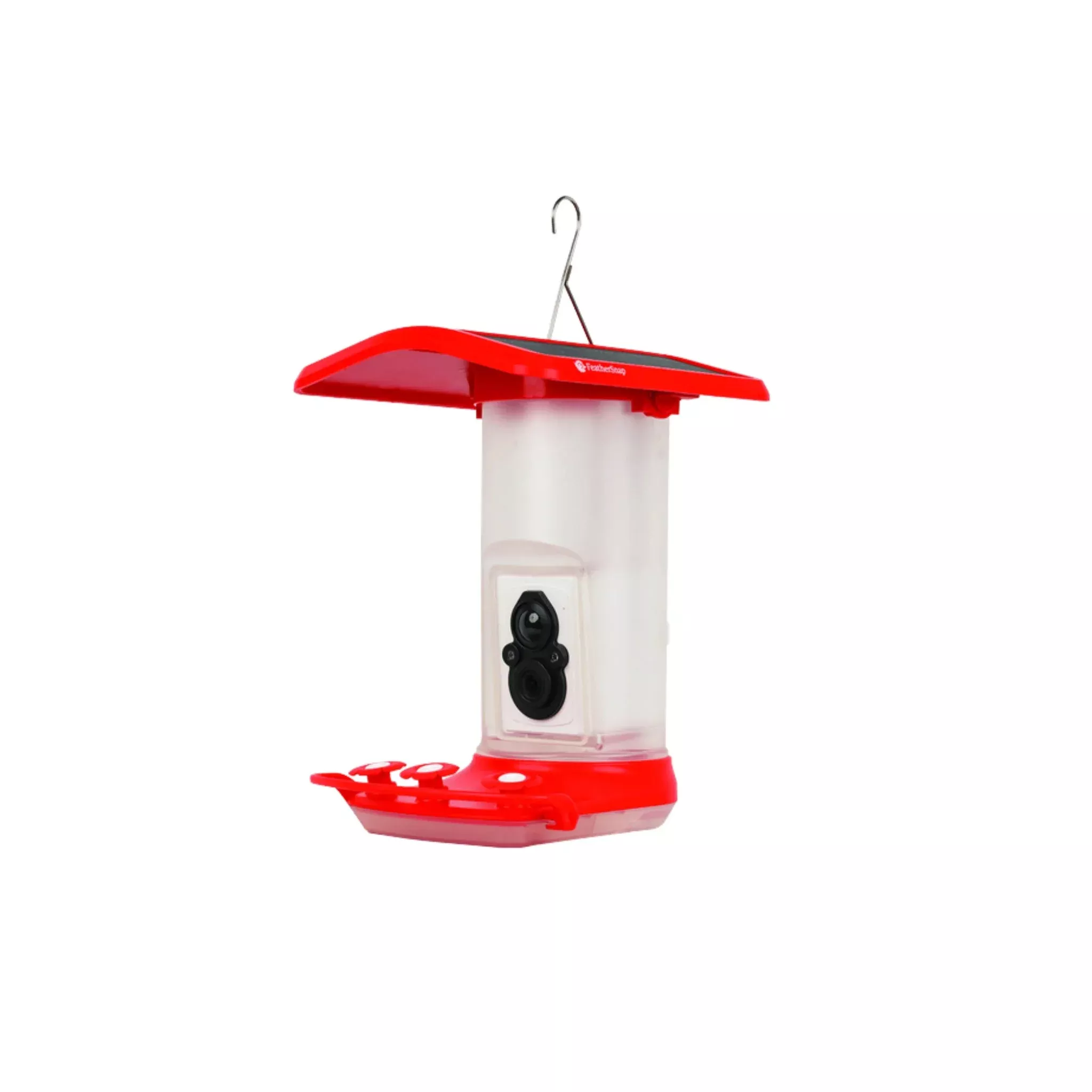 FeatherSnap Smart Hummingbird Feeder – Red