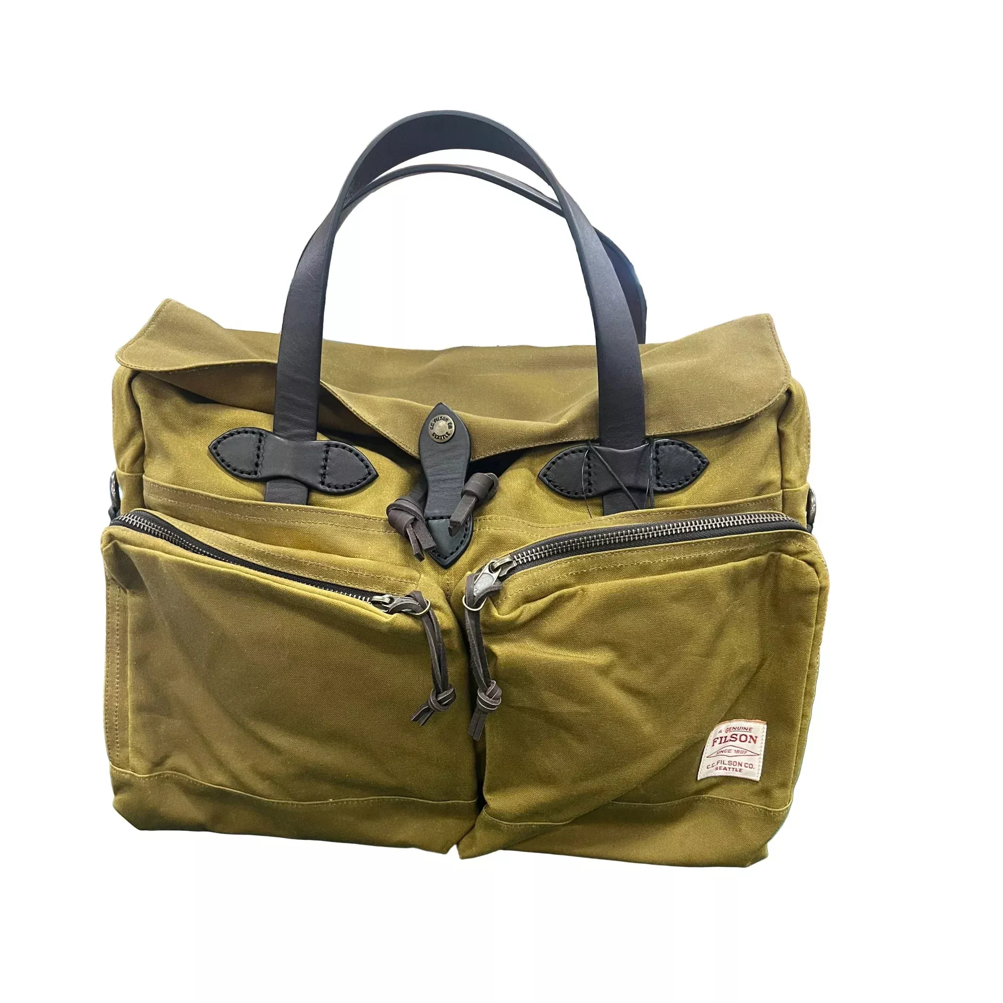 Filson 24 Hour Tin Briefcase – Dark Tan