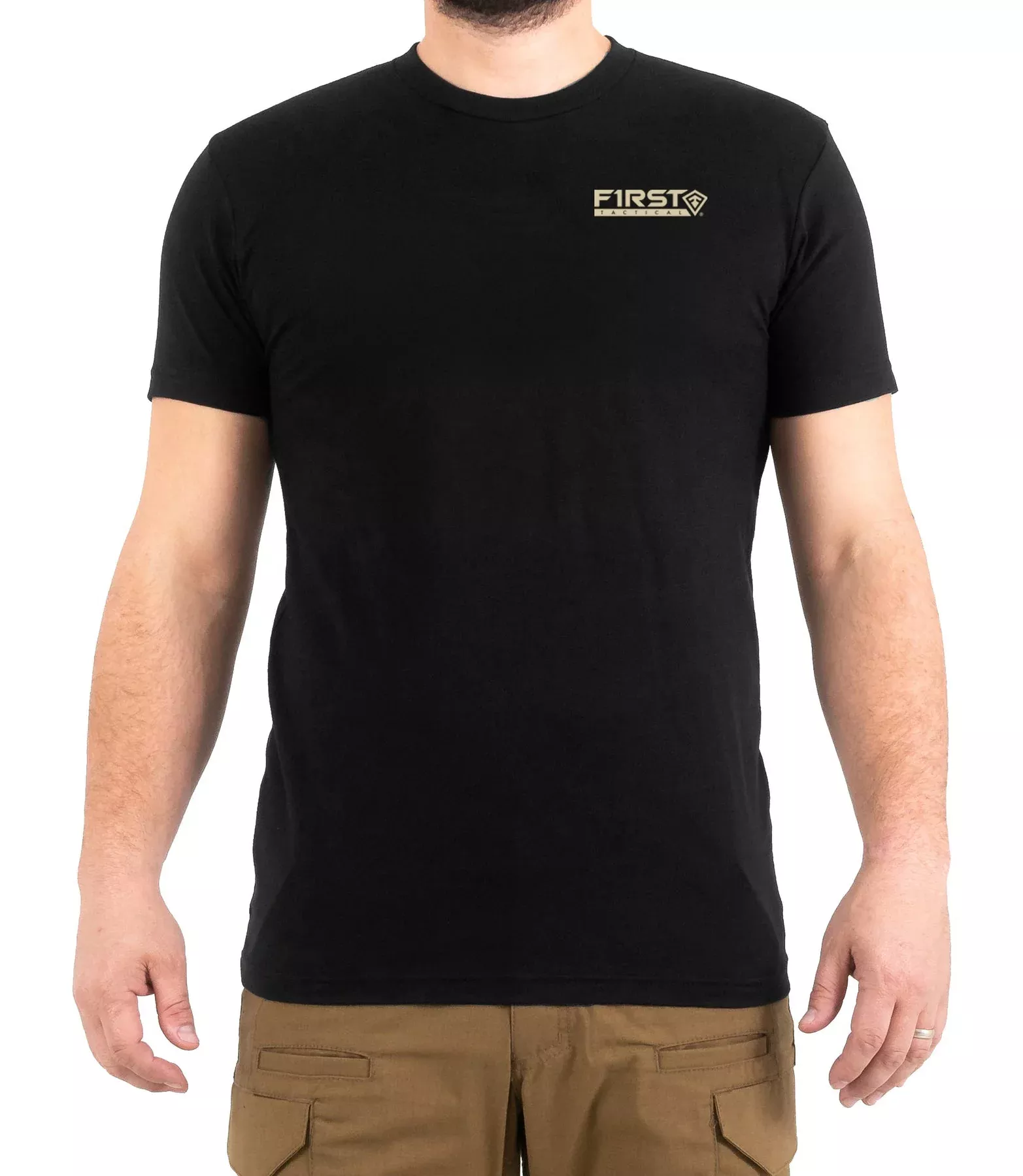 First Tactical Stars & Stripes Spear T-Shirt - Black