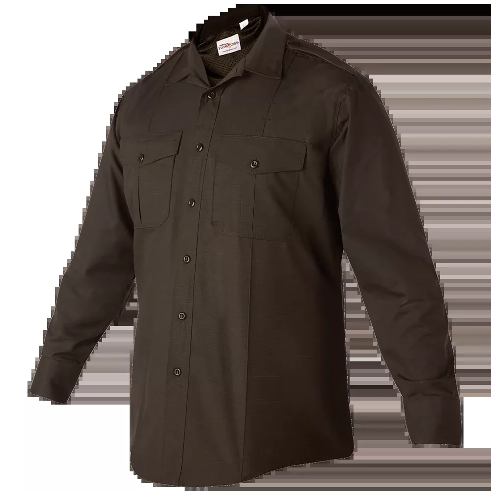 Flying Cross FX Flex Men's Class B Long Sleeve Shirt - Brown