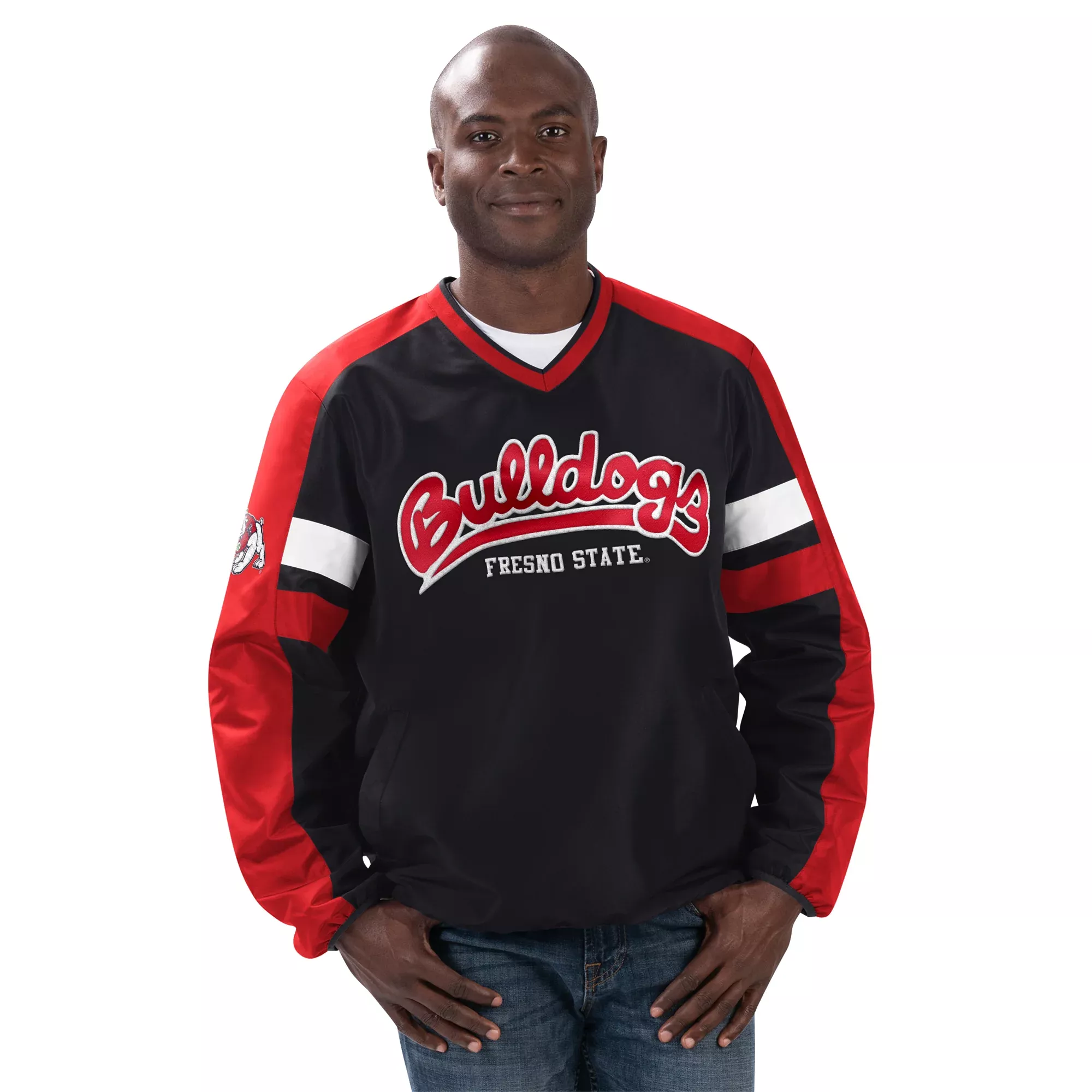 FRESNO STATE BULLDOG’S MEN’S DRAFT PICK PULLOVER JACKET