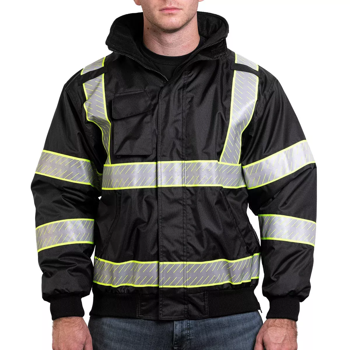 Game Sportswear The Enhanced Visibility Safety Bomber Jacket