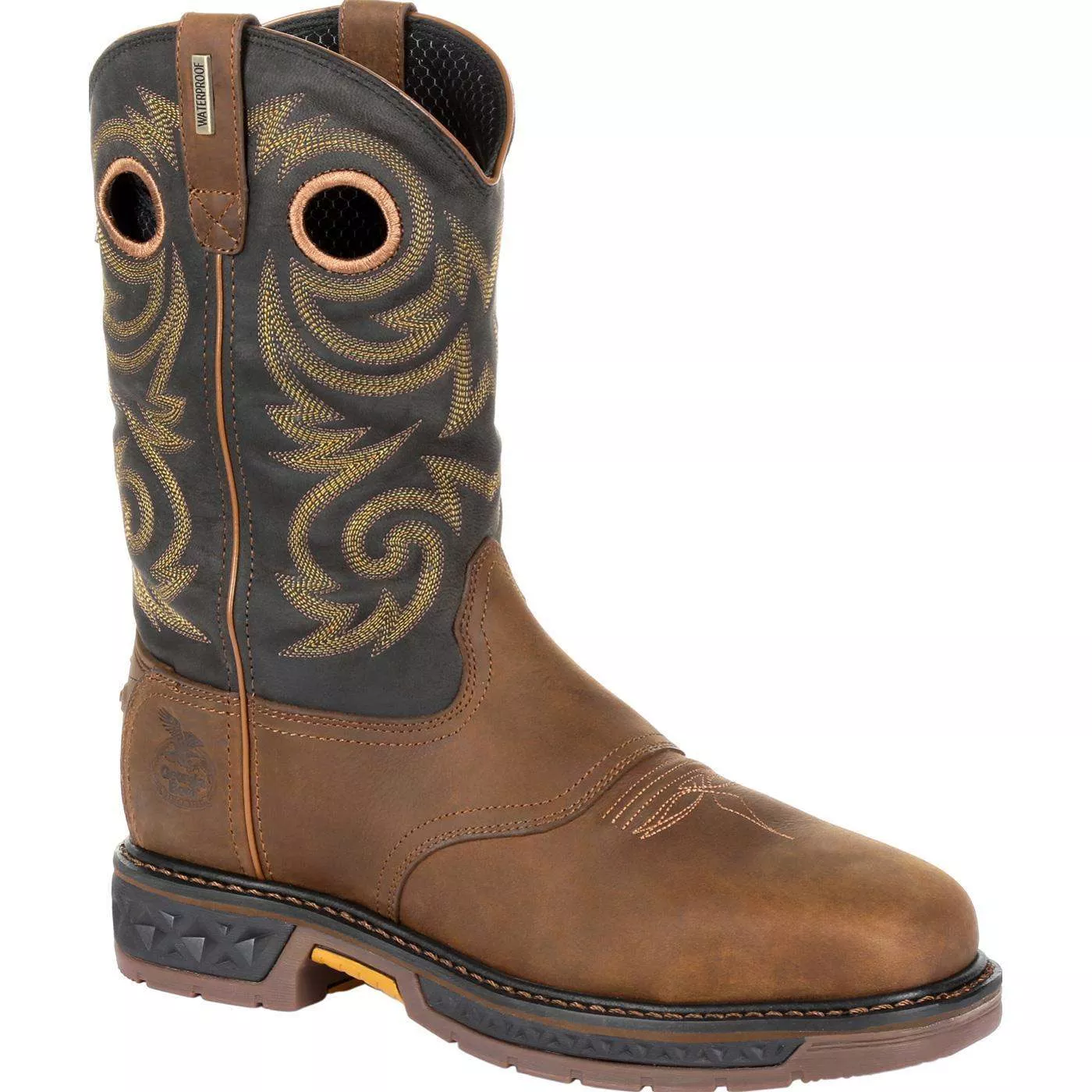 Georgia Boot Carbo-Tec LT Steel Toe Waterproof Pull-On Work Boot