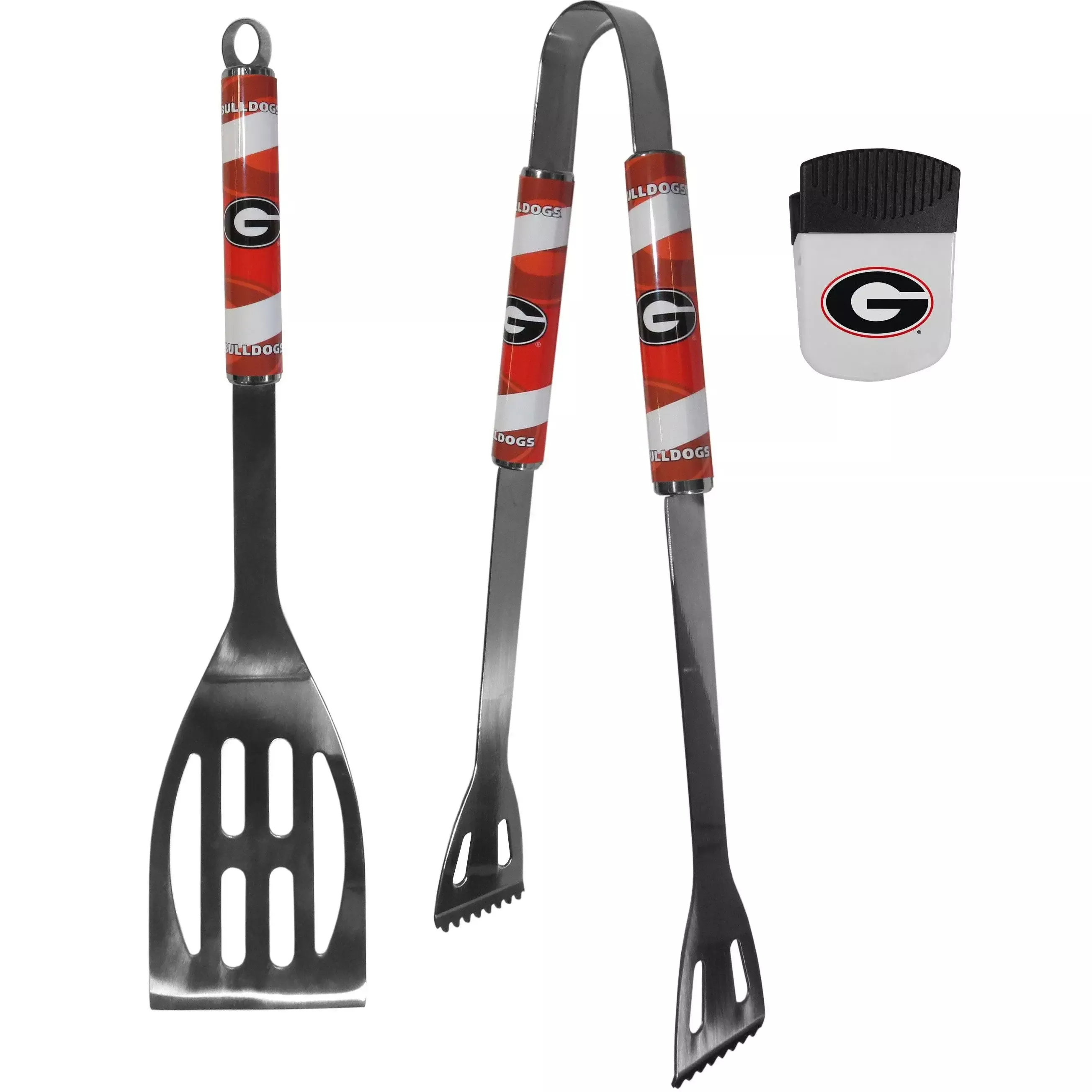 Georgia Bulldogs 2 pc BBQ Set and Chip Clip