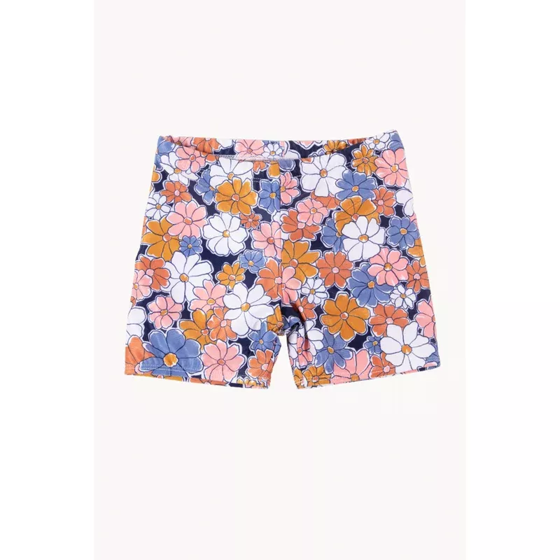 Girls Flower Power Swim Short