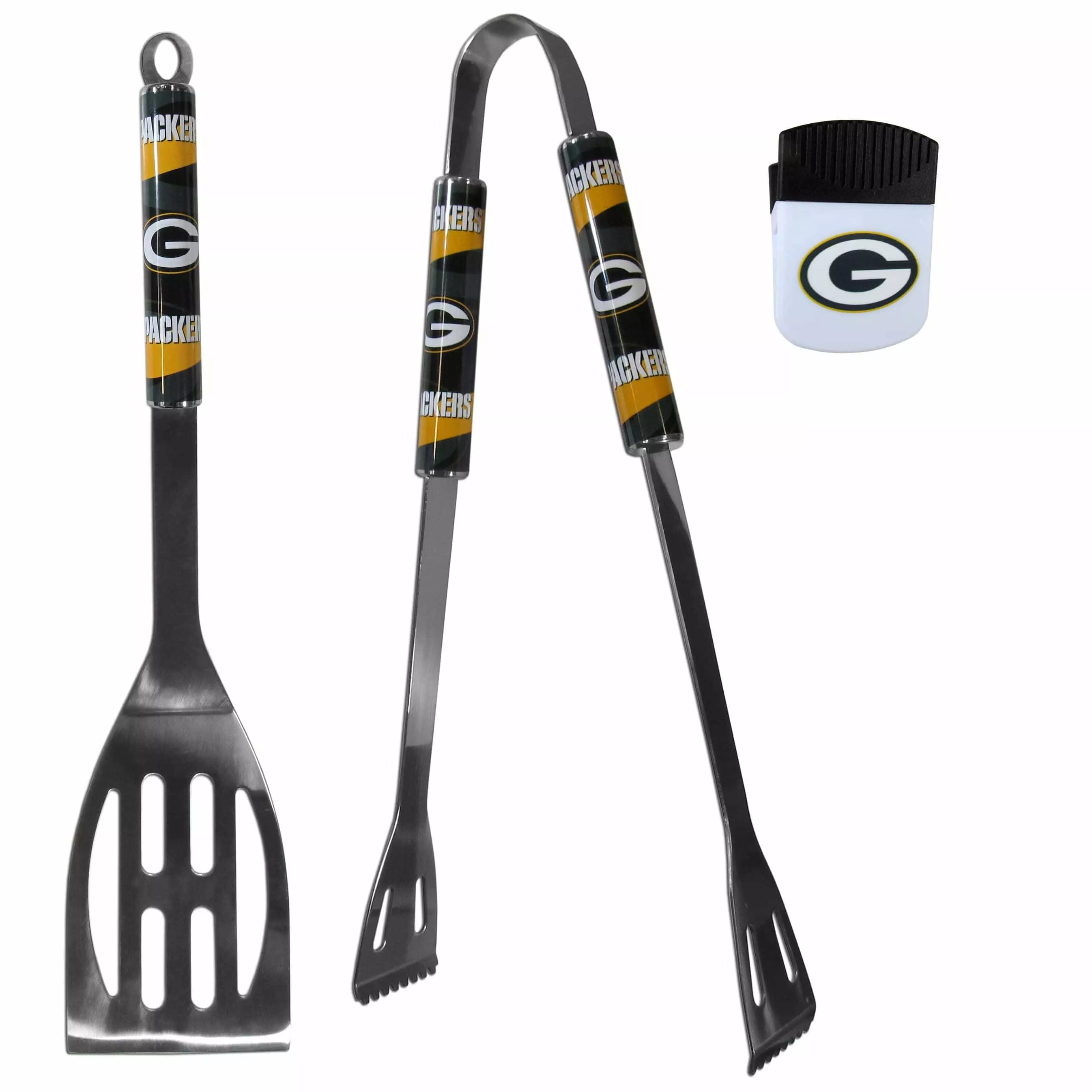 Green Bay Packers 2 pc BBQ Set and Chip Clip