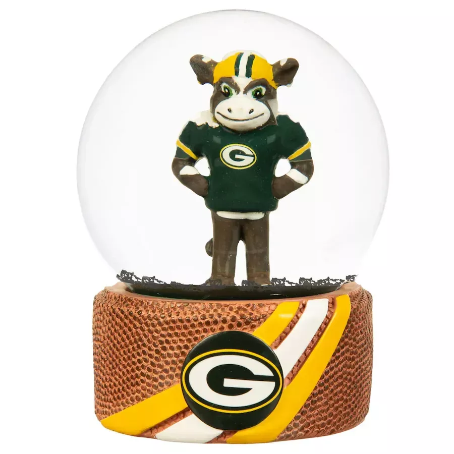GREEN BAY PACKERS MASCOT WATER GLOBE
