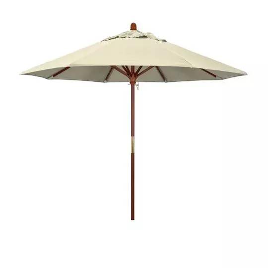 Grove Premium Wood 9′ Umbrella – Navy Blue