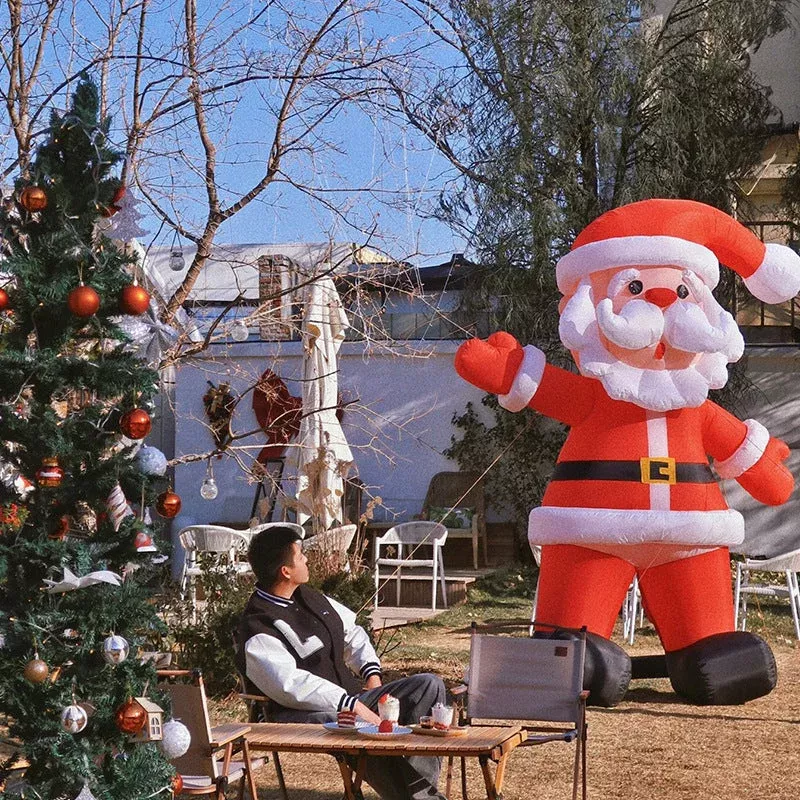 Hello Santa Claus Cute Garden Christmas Inflatable