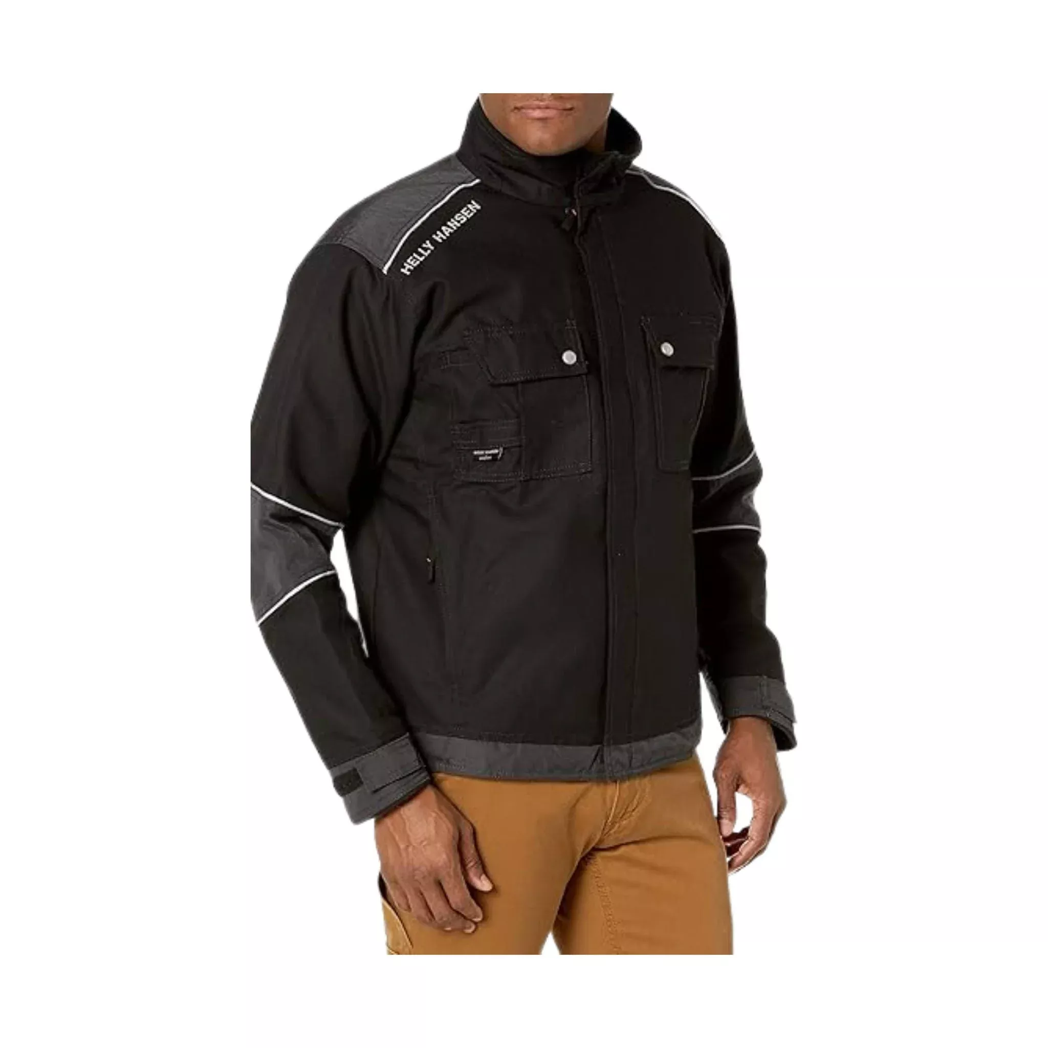 Helly Hansen Men’s Chelsea Lined Work Jacket – Black/Charcoal
