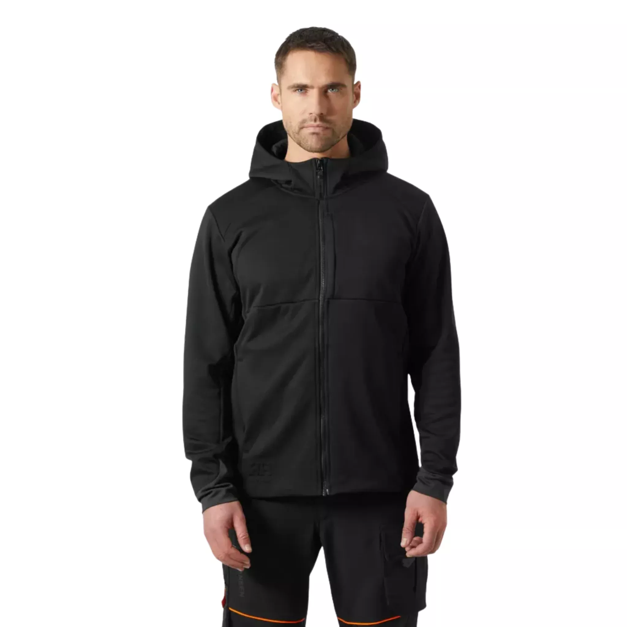 Helly Hansen Men's Tech Hooded Mid Layer Jacket - Black