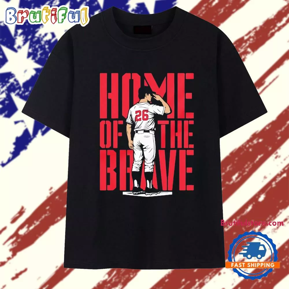 Home Of The Brave no 26 baseball T Shirt