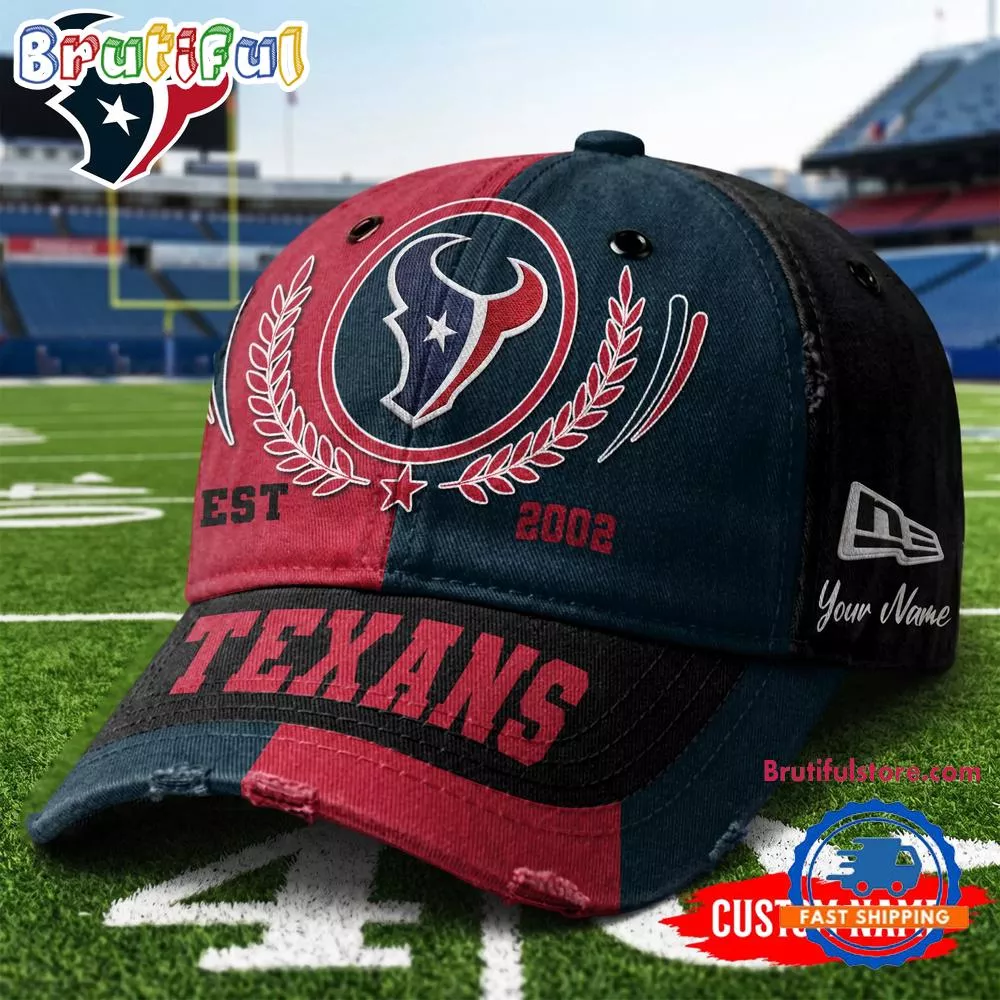 Houston Texans NFL Split Color New Era Classic Cap