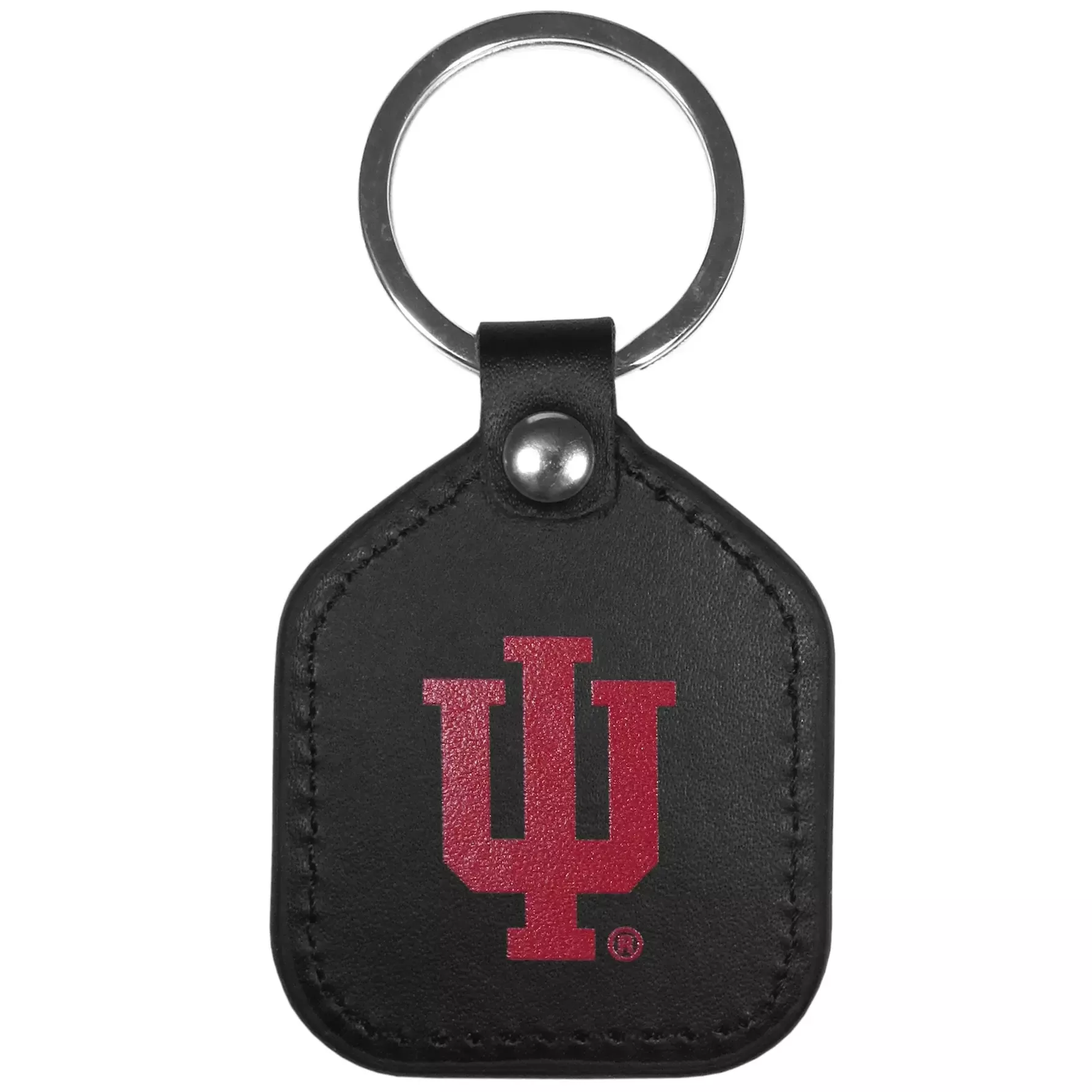Indiana Hoosiers Leather Square Key Chains