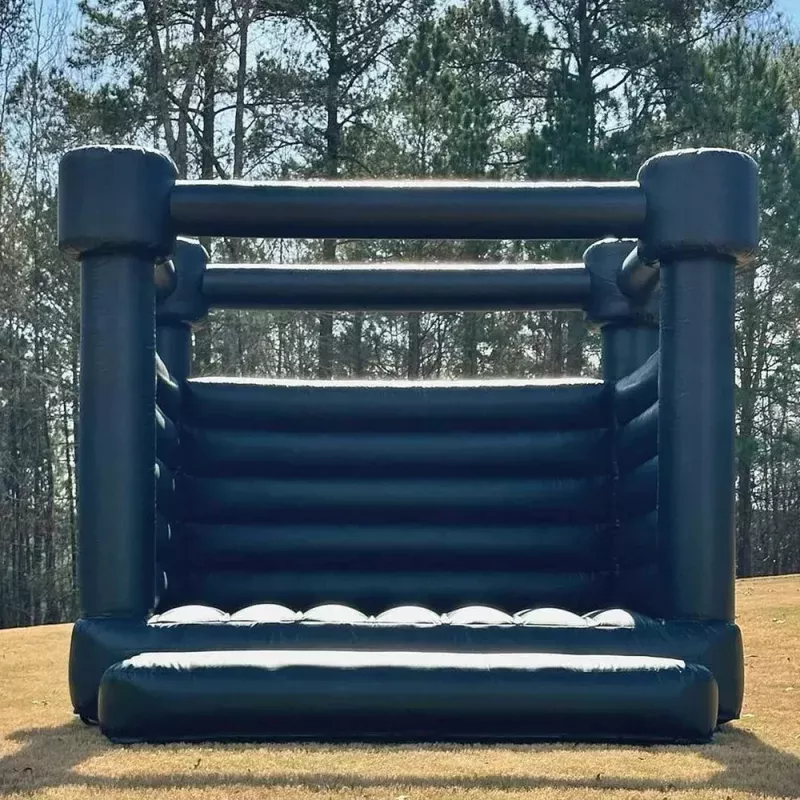 Inflatable Black Bounce House Dark Party Wedding Castle Jump