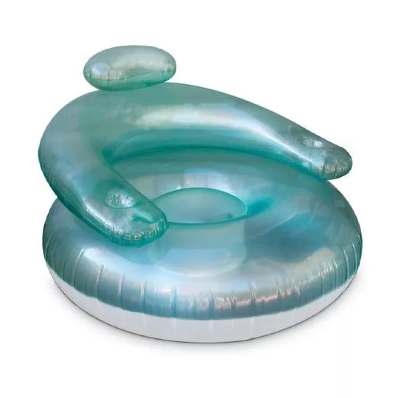 Inflatable Bubble Chair Pool Float – Teal
