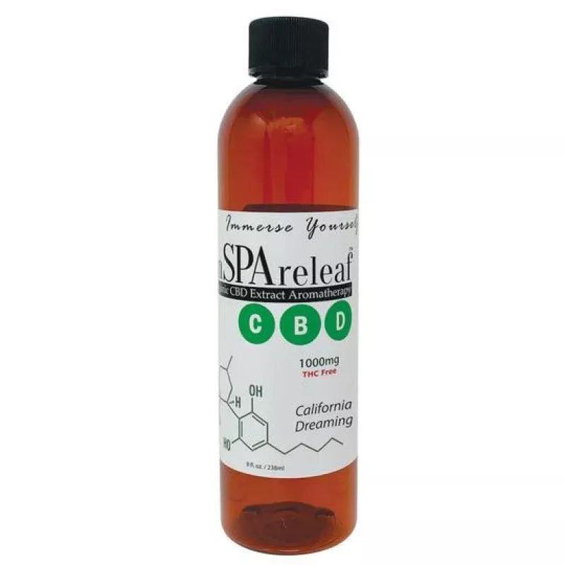 inSPAreleaf – Organic CBD Extract Aromatherapy 8oz Liquid – California Dreaming