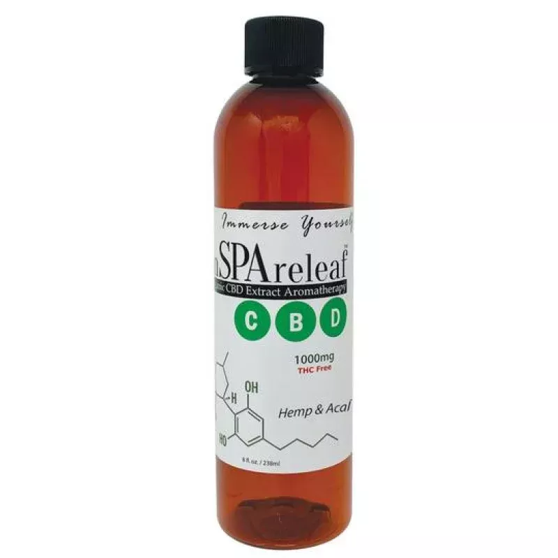 inSPAreleaf – Organic CBD Extract Aromatherapy 8oz Liquid – Hemp and Acai