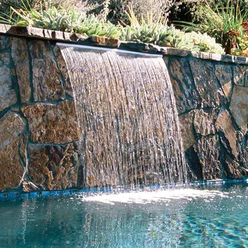 Jandy 12 ” Extended Lip Sheer Rain Waterfall 1405CSR – Clear Nozzle