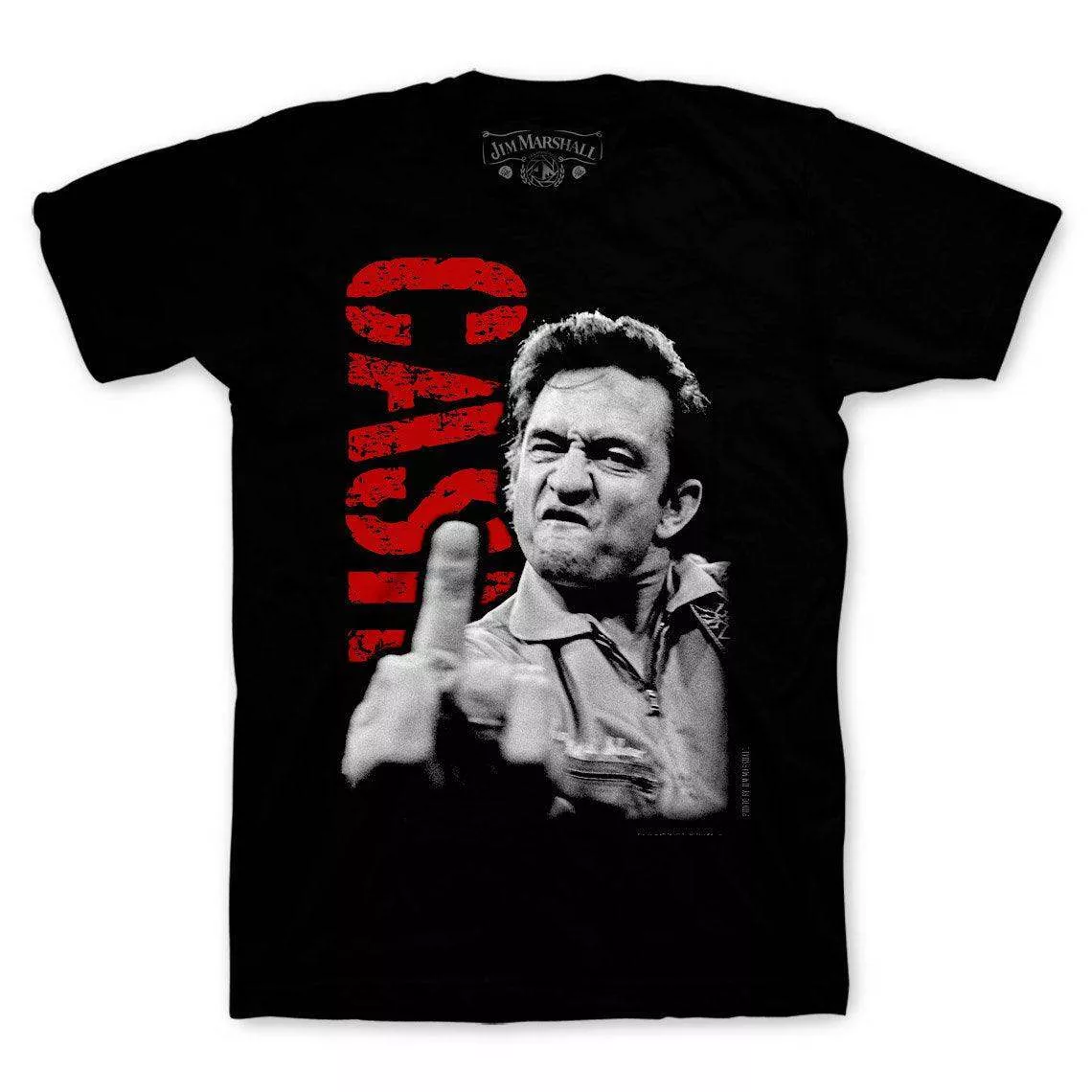 Jim Marshall Johnny Cash The Finger T-Shirt