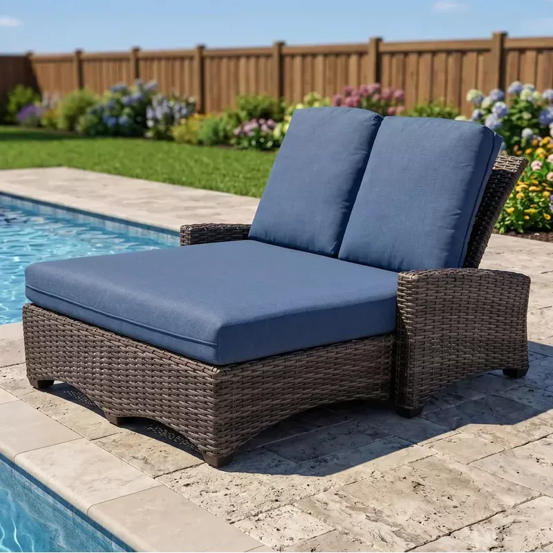Kampala Double Chaise Lounge – Spectrum Indigo