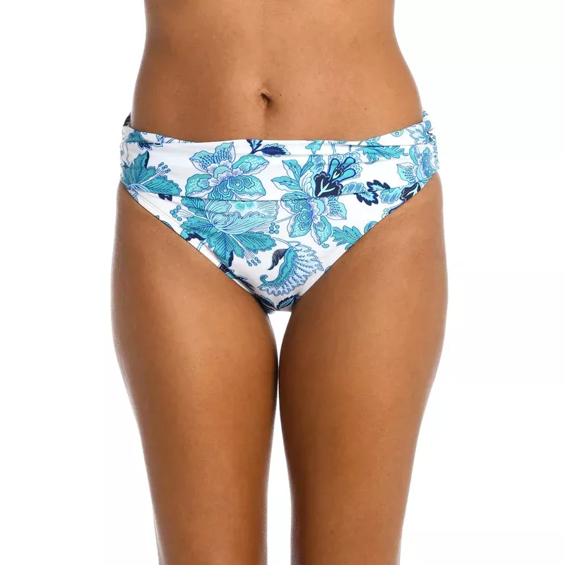 La Blanca Women’s Santorini Sun Shirred Band Hipster Bikini Bottom