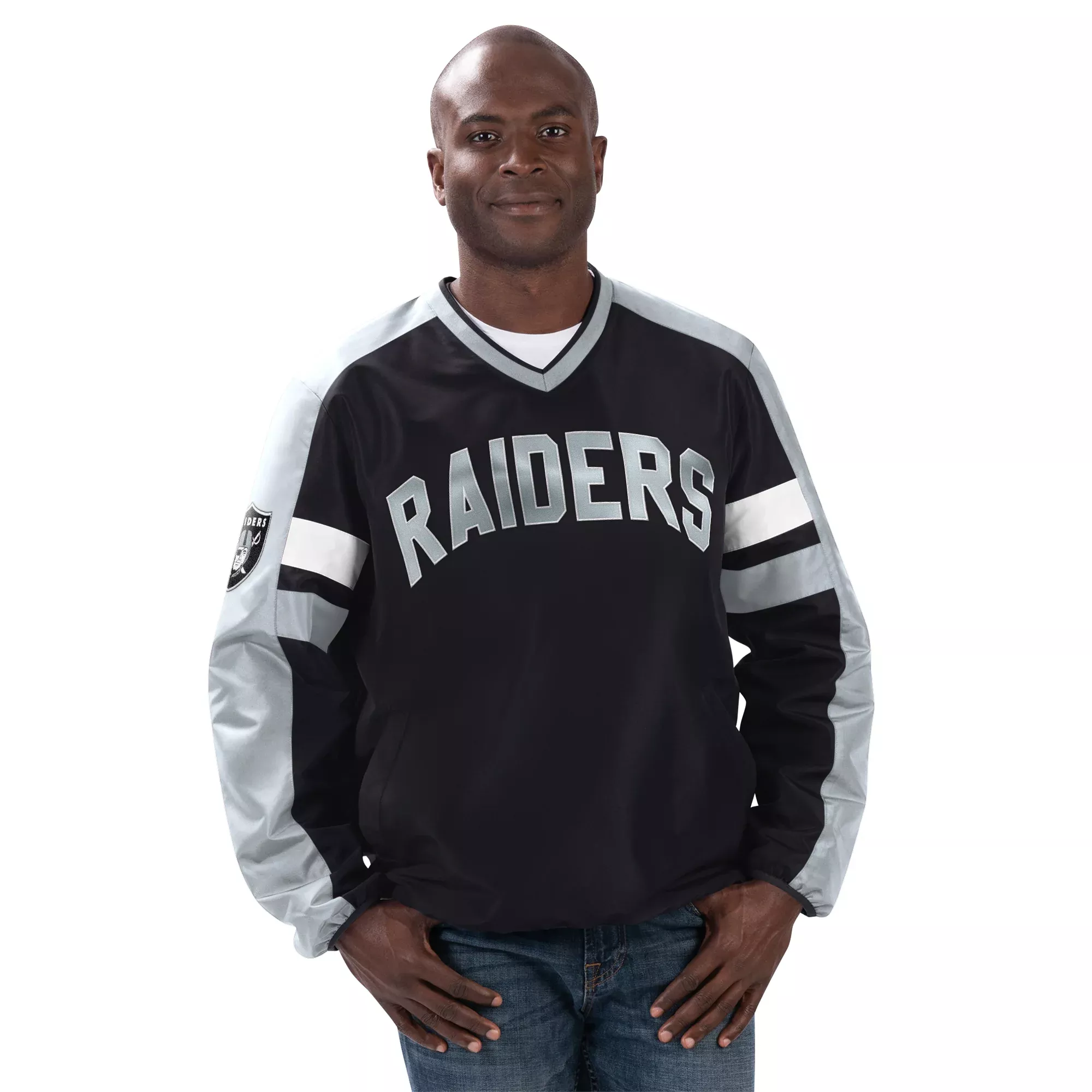 LAS VEGAS RAIDERS MEN’S DRAFT PICK PULLOVER JACKET
