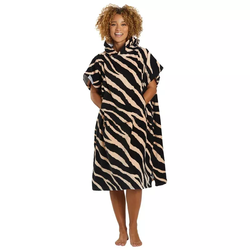 LEUS Towels DAZZLE Zebra Changing Poncho