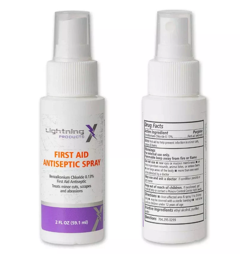 Lightning X First Aid Antiseptic Spray