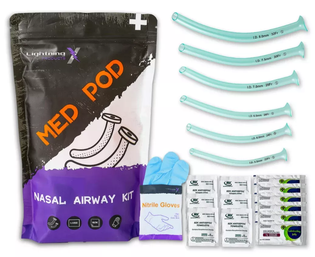 Lightning X Nasopharyngeal (Nasal) Airways Kit