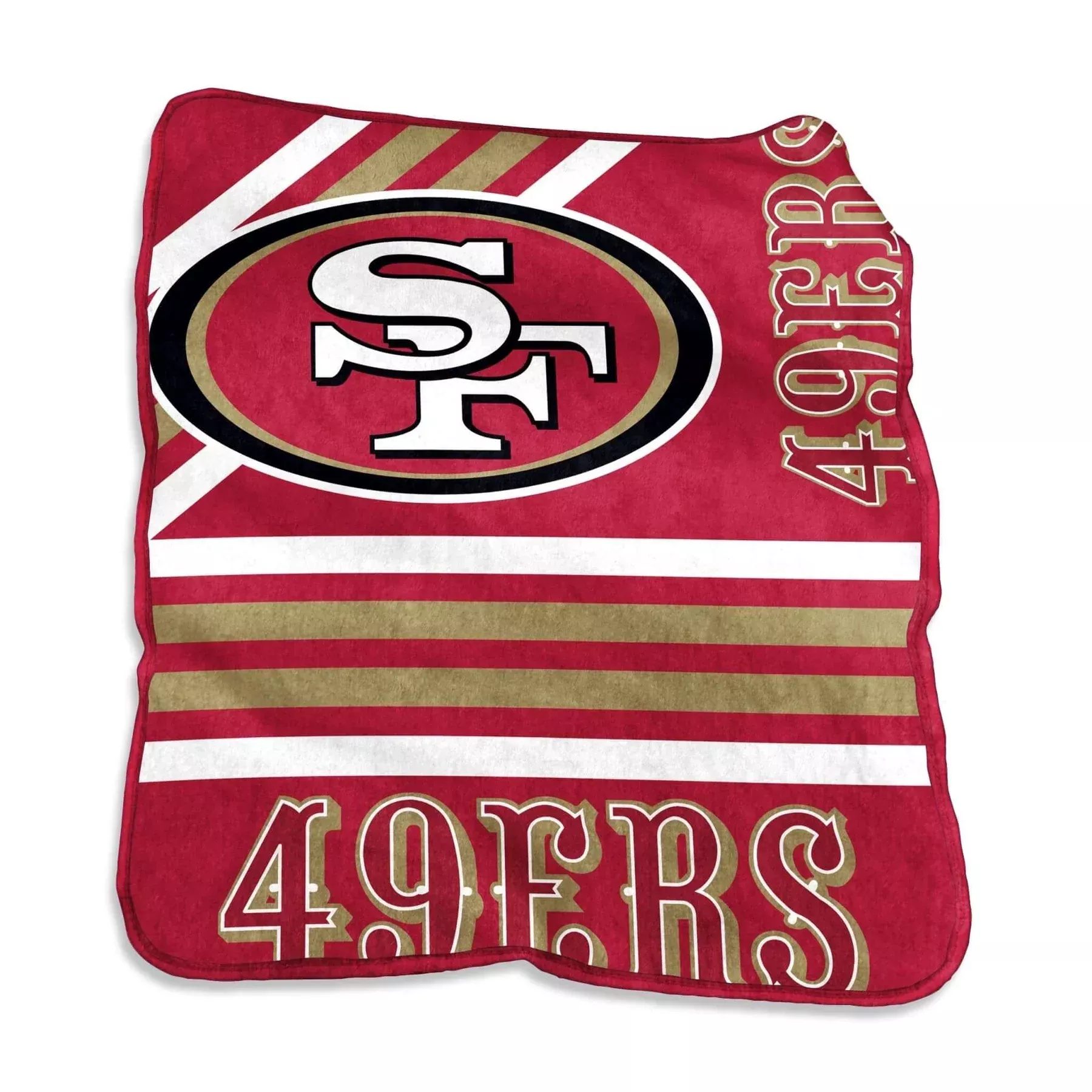 Logo Brands San Francisco 49ers Raschel Throw 50″x 60″