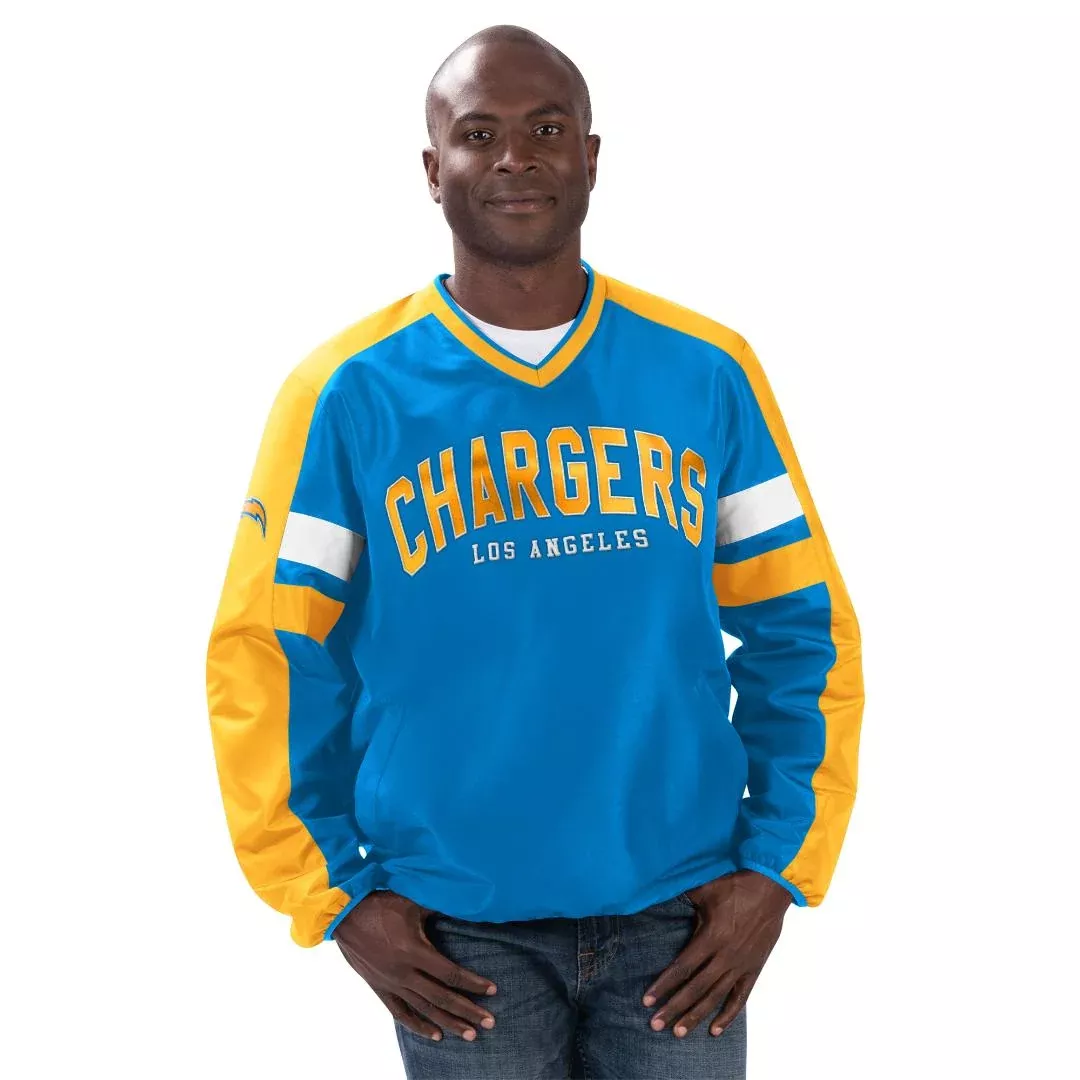 LOS ANGELES CHARGERS MEN’S DRAFT PICK PULLOVER JACKET