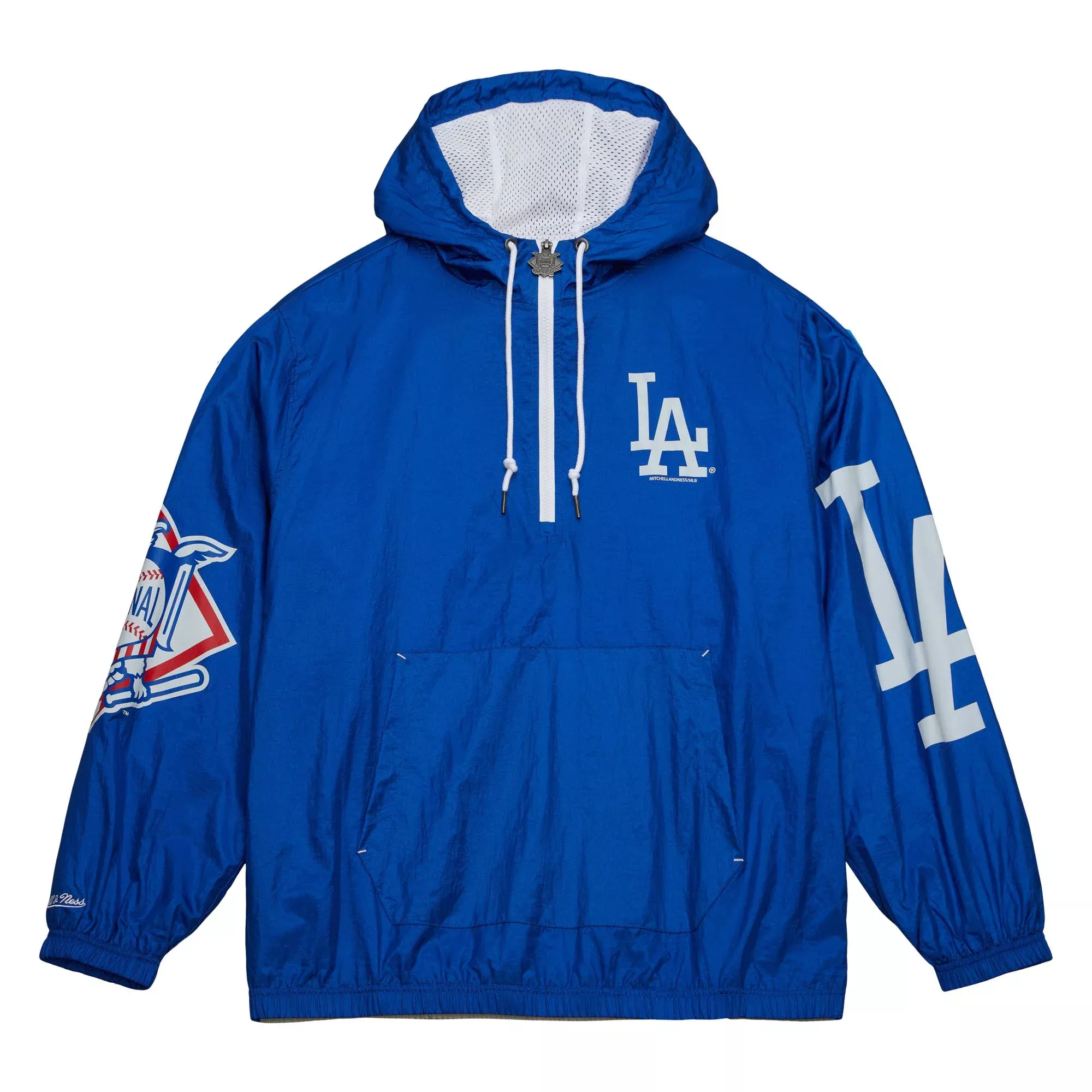 LOS ANGELES DODGERS MEN’S TEAM OG ANORAK PULLOVER WINDBREAKER