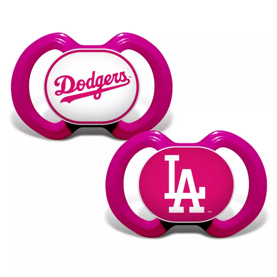 LOS ANGELES DODGERS2-PACK PACIFIERS - PINK