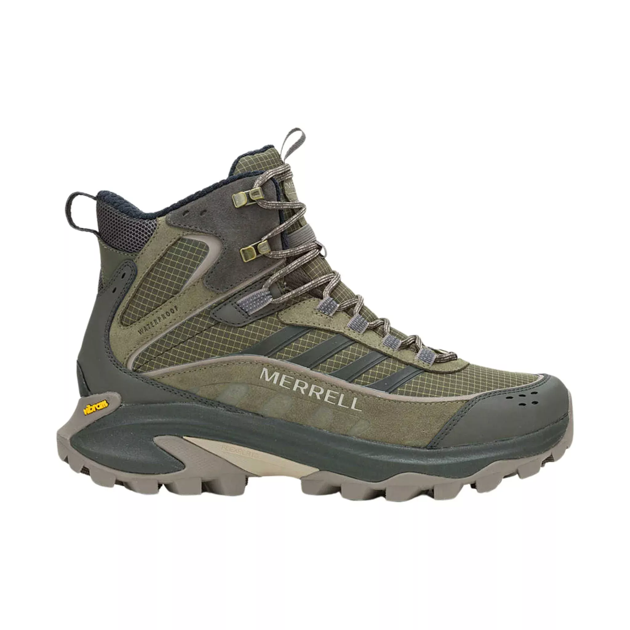 Merrell Men’s Moab Speed 2 Thermo Mid Waterproof Boots – Olive