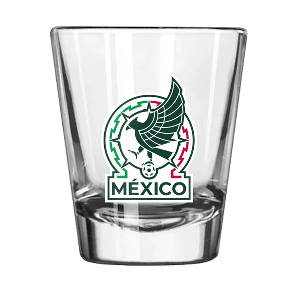Mexico National Team Logo Brands 2oz Shot Glass