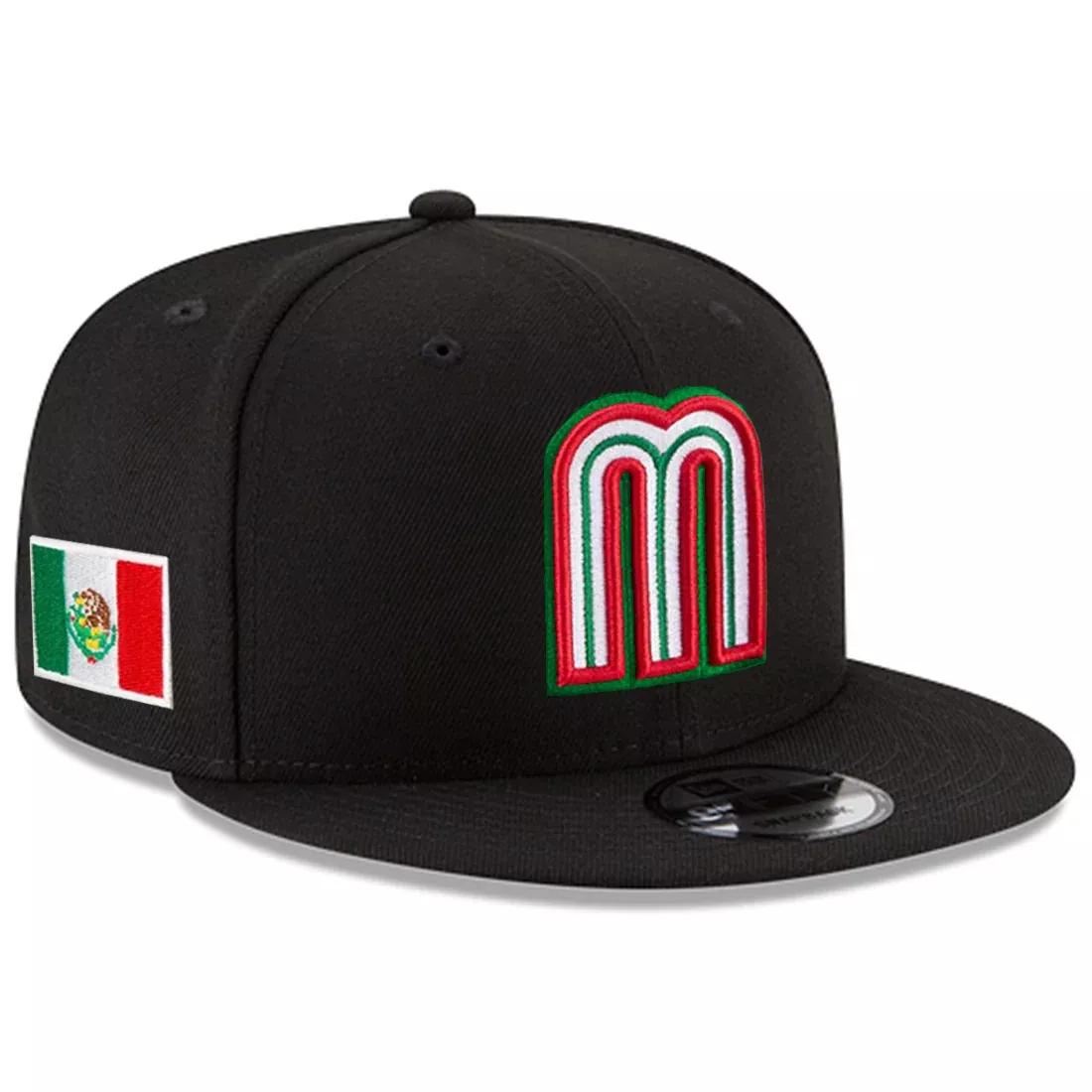 MEXICO WORLD BASEBALL CLASSIC CUSTOM 9FIFTY SNAPBACK HAT - BLACK