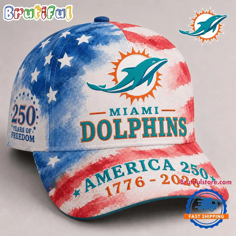 Miami Dolphins NFL America 250 Years Of Freedom Classic Cap